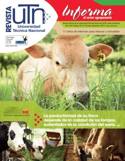 La productividad de su finca depende de la