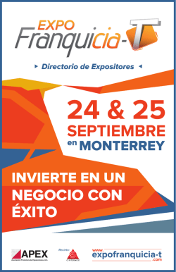 NEGOCIO CON &Eacute;XITO - Expo Franquicia-T
