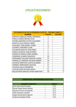 &iexcl;FELICITACIONES!