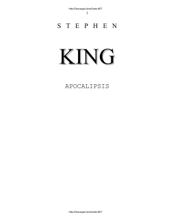 S   T   E   P   H   E   N APOCALIPSIS
