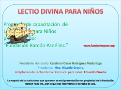 Lectio Divina para Ni&ntilde;os