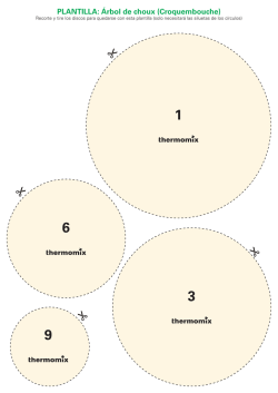Plantilla: &Aacute;rbol de choux (Croquembouche)