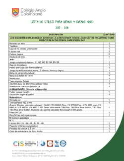 lista de &uacute;tiles para grado 9