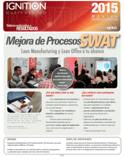 Curso de Mejora de Procesos SWAT 2015