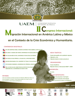 Migraci&oacute;n Internacional en Am&eacute;rica Latina y M&eacute;xico en el Contexto