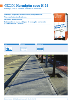 Hormig&oacute;n seco H-25