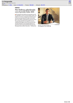 B. Braun invierte 80 millones en abrir una nueva f&aacute;brica en Rub&iacute;