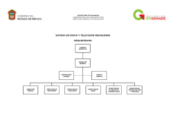 SISTEMA DE RADIO Y TELEVISI&Oacute;N MEXIQUENSE ORGANIGRAMA