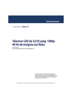 Televisor LED de 32/55 pulg. 1080p 60 Hz de Insignia con Roku