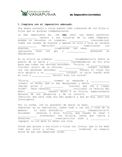 Imperativo - Yanapuma Spanish School