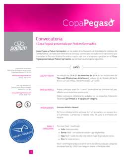 Convocatoria 2015