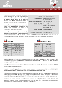 Misi&oacute;n Comercial a Polonia y Rep&uacute;blica Checa (5