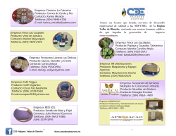 Empresa: C&aacute;rnicos La Catracha Producto: Carnes de Cerdo y Res