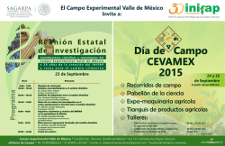 Poster d&iacute;a de Campo CEVAMEX