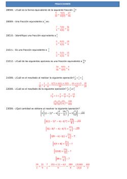 Fracciones