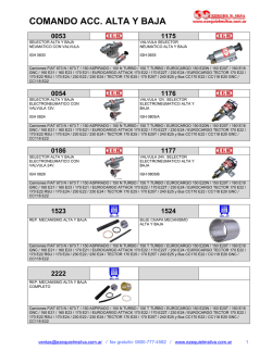COMANDO ACC. ALTA Y BAJA