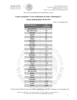 semana epidemiol&oacute;gica 49 del 2015
