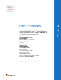 Matem&aacute;ticas - Santillana