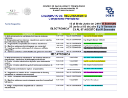 submodulos - centro de bachillerato tecnologico industrial