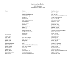 Section Member List