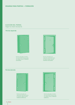 Bisagras puertas y ventanas