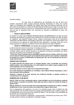 &bull; VIAJE A INGLATERRA - Asociaci&oacute;n Amigos del Museo de Albacete