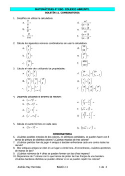 f. ( ) = ) = - Colexio Abrente