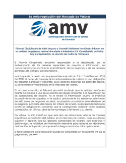 La Autorregulaci&oacute;n del Mercado de Valores