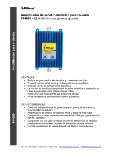 Amplificador de se&ntilde;al inal&aacute;mbrico para vivienda 844080