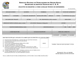 SOLICITUD DE REGISTRO A CURSO AUXILIAR TECNICO
