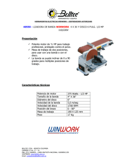 LIJADORA DE BANDA WINWORK 4 X 36 Y DISCO 6 PULG