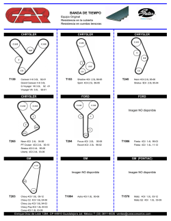 Kit de distribuci&oacute;n auto Gates
