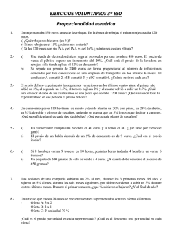 EJERCICIOS VOLUNTARIOS 3&ordm; ESO