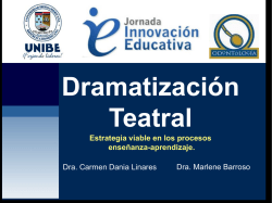 Dramatizaci&oacute;n Teatral