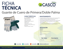 Guante de Cuero de Primera-Doble Palma MG-16012