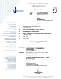 CITATORIO A LOS SOCIOS EVENTO: SESI&Oacute;N