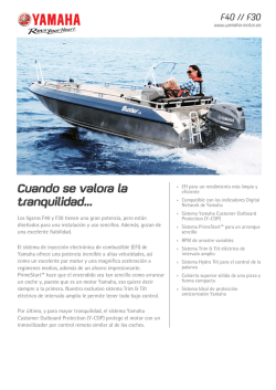 Cat&aacute;logo Yamaha 2015 F30-F40 - BARCOSMALAGA.ES Barcos de