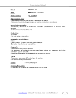 Gu&iacute;a de Lenguaje 7&ordm; B&aacute;sicos / El Cuento