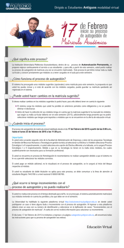 de Febrero - Campus Virtual - Polit&eacute;cnico Grancolombiano
