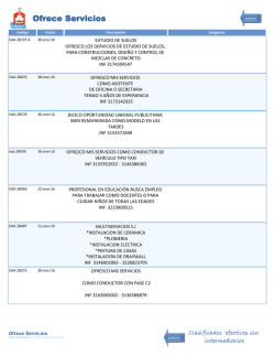 Ofrece Servicios