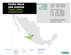 PLAZA BELLA SAN GASPAR