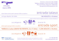 entrada talaso entrada sport