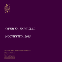 oferta especial - Hotel Spa Villa de Mogarraz
