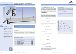 UE1030400 Tiro parab&oacute;liCo oBJEtivo rESUMEn