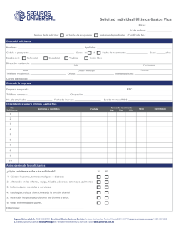 Individual &Uacute;ltimos Gastos Plus