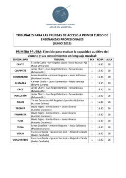 Tribunales - Conservatorio Ataulfo Argenta