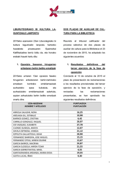 (ariketa praktikoa) behin betiko emaitzak eta laugarren ariketaren