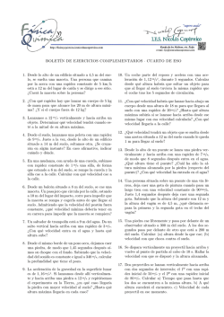Bolet&iacute;n Ca&iacute;da de cuerpos y Repaso de Cinem&aacute;tica.