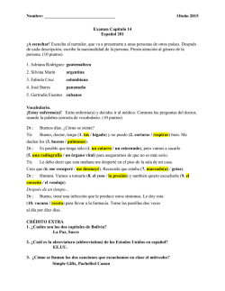 Oto&ntilde;o 2015 Examen Cap&iacute;tulo 14 Espa&ntilde;ol 201