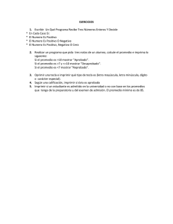 EJERCICIOS 1. Escribir Un Qu&eacute; Programa Recibe Tres